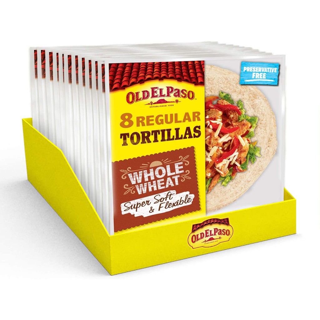 [READYSTOCK] Old El Paso Regular Soft Whole Wheat / Flour Tortilla