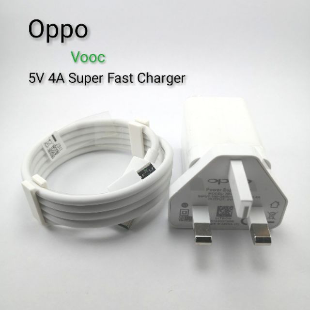 ORIGINAL QUALITY OPPO A54 A74 A93 A92 A31 A15 A5S RENO 4.0A VOOC Flash