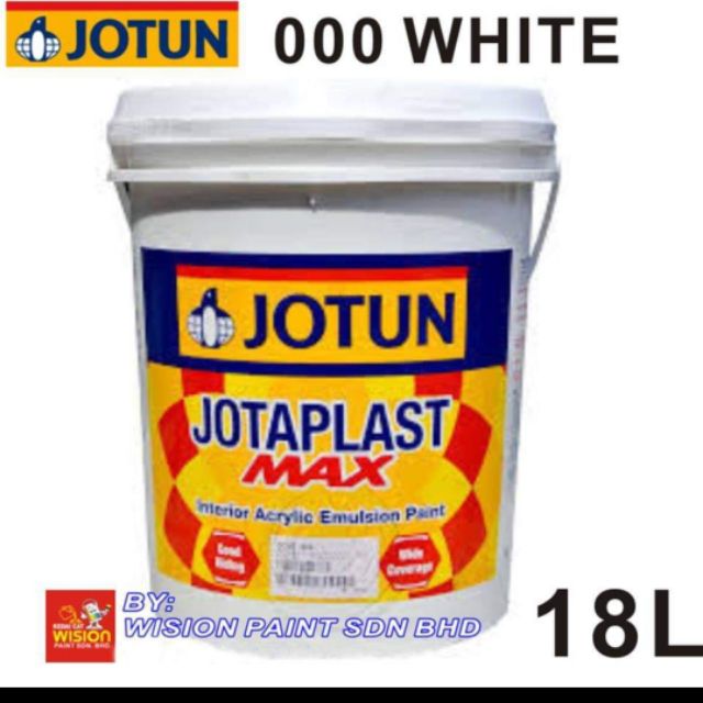 JOTUN JOTAPLAST MAX (18L/WHITE) INTERIOR EMULSION PAINT Shopee Malaysia