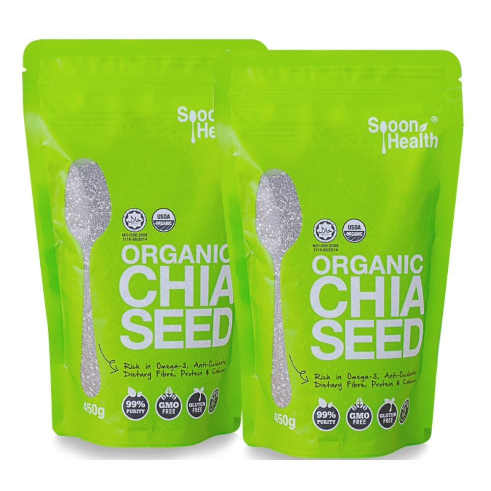 Spoon Health Organic Chia Seed 2 x 450g Shopee Malaysia