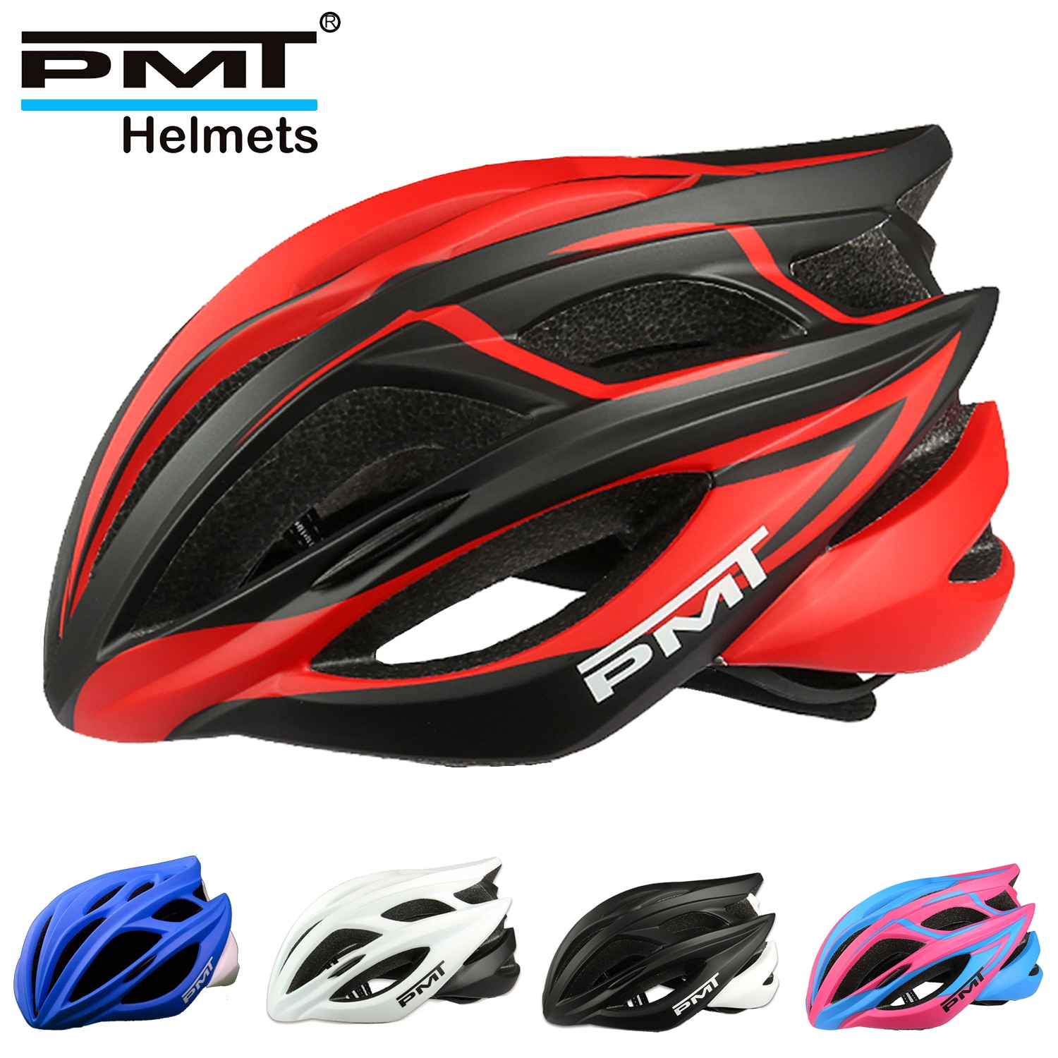 PMT Cycling Ultralight helmet Breathable Road Bike Helmet Intergrally