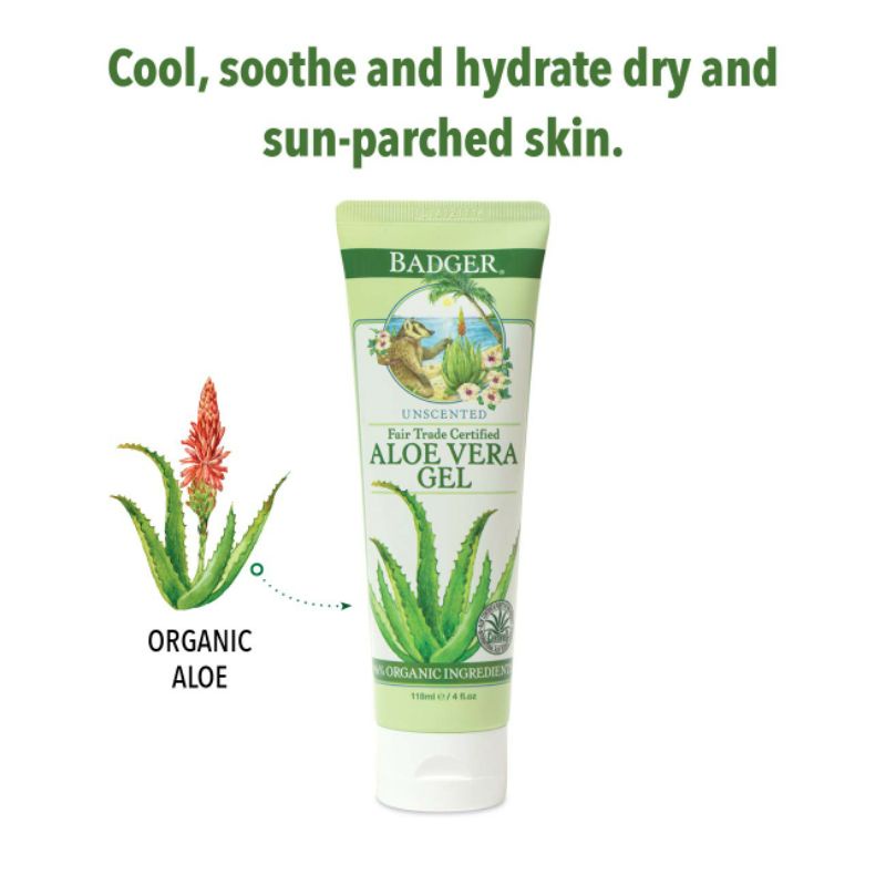 Badger Aloe Vera Gel (118ml) (Expired on Aug 2022) Shopee Malaysia