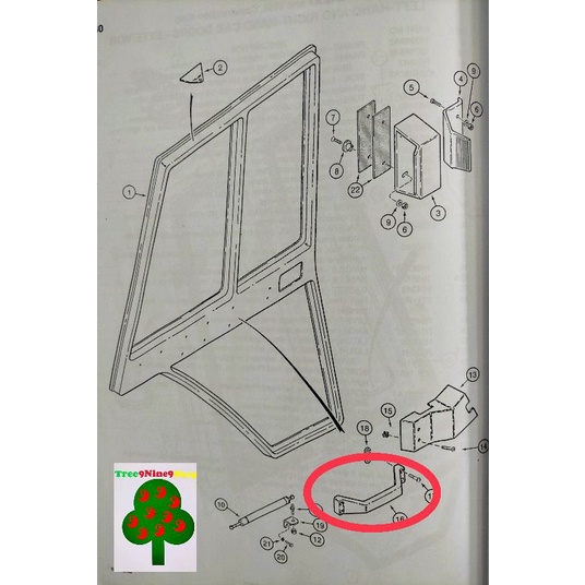 Backhoe CASE 580SK/L Door Handle(Fiber) Shopee Malaysia