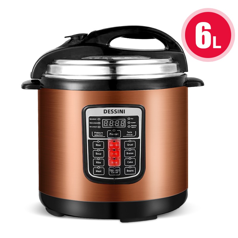 6 L High Quality Multifunctional Electric Pressure Cooker Shopee Malaysia