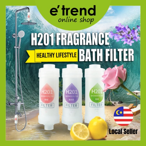 ETREND Bathroom Shower Filter Water Filter Rain Shower Bath Fragrance Filter Water Purification
