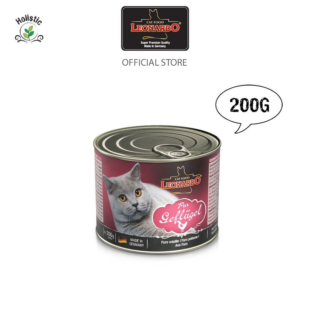 Leonardo Cat Food Pure Poultry Wet Food Canned (200G) Shopee Malaysia