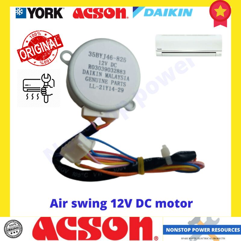 DAIKIN / ACSON / YORK Wall Mounted Aircond Air Cond Air Swing Motor For