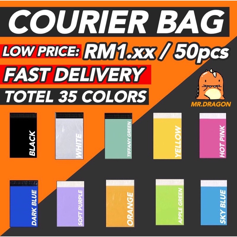 MR.DRAGON PB1 Courier Bag Parcel Bag Packaging Bag Parcel Plastic