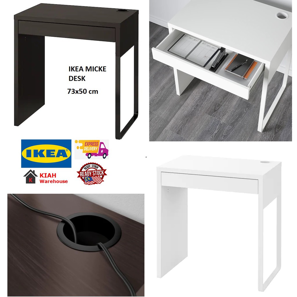 IKEA MICKE Desk Study Table 73x50 cm Computer Desk Office Desk Meja
