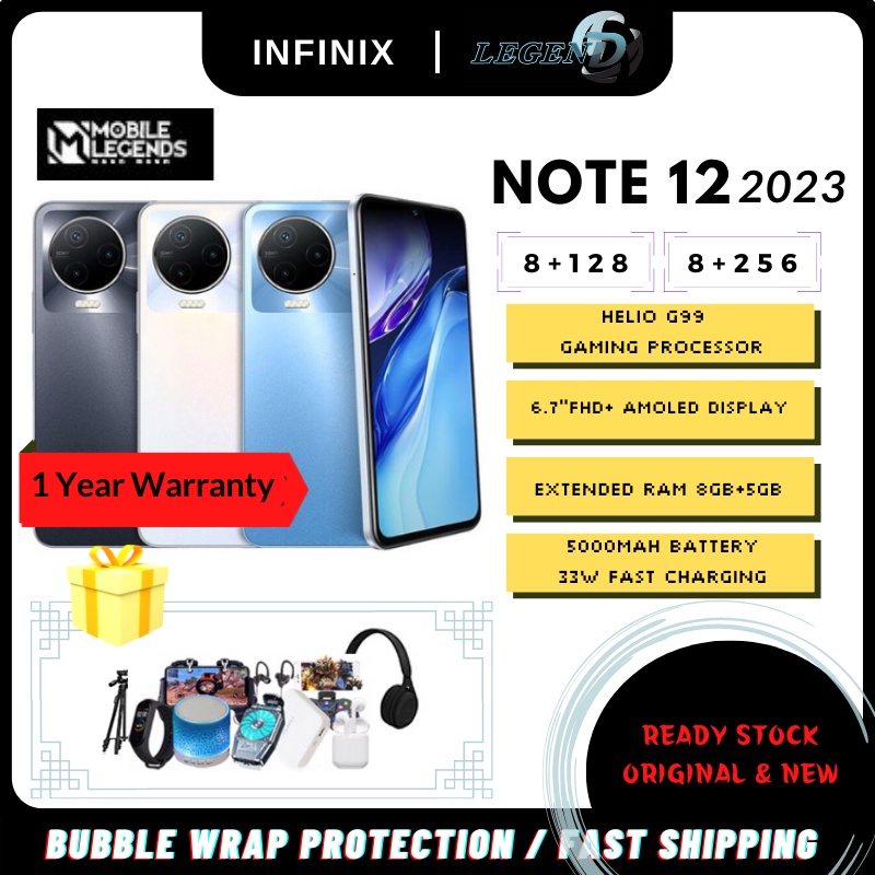 Infinix Note 12 2023 G99 (8+128GB/8+256GB) Mobile Legends Edition