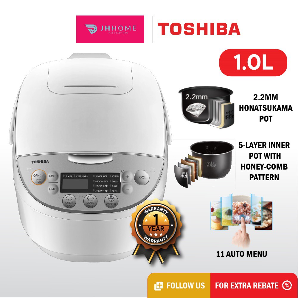 Toshiba Rice Cooker is rated the best in 08/2024 BeeCost
