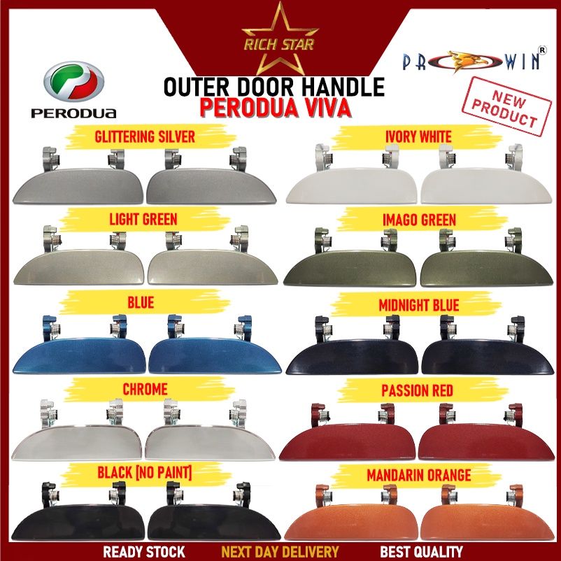 Perodua VIVA ELITE/850/660/1.0(0714)OUTLET DOOR OUTER HANDLE/PEMEGANG