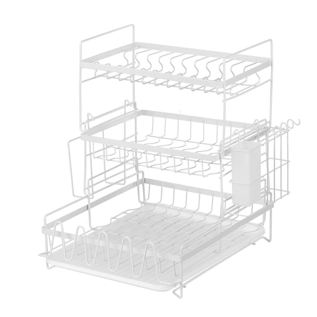 3tier Multifunctional Bowl Storage Rack Plate Rack Draining Board