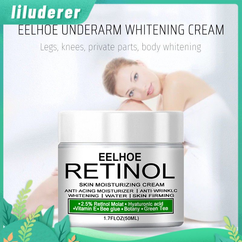 Eelhoe Retinol Private Parts Whitening Cream Bleaching Face Body Lightening Cream Underarm