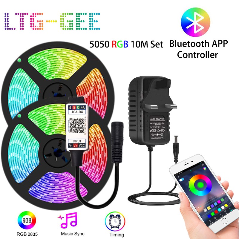 Bluetooth LED Strip RGB Led Light Tape SMD 2835RGB 5050RGB DC12V IP20