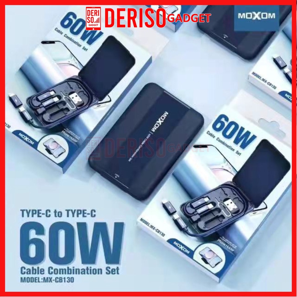 Moxom MXCB130 Multiple Fast Charging Needs Combination Set Phone