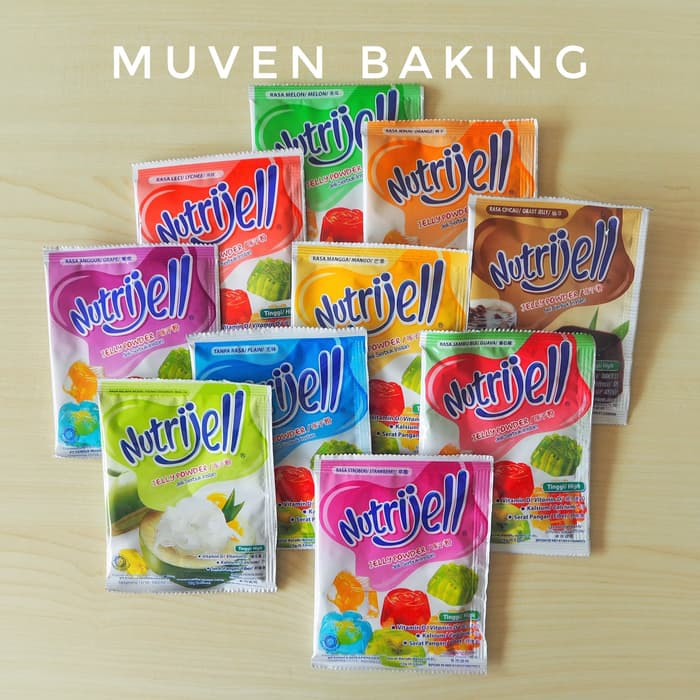 NUTRIJELL / BUBUK SERBUZK AGAR JELLY PUDDING INSTAN NUTRIJEL Shopee