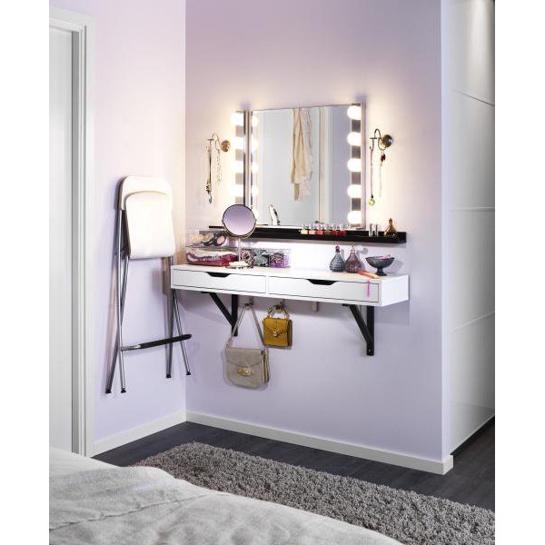 Wall Shelf with drawer / Customized Dressing Table / Meja Solek , EKBY