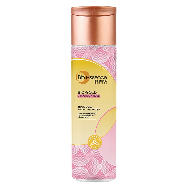 Bioessence BioGold Rose Gold Micellar Water (190ml) Shopee Malaysia