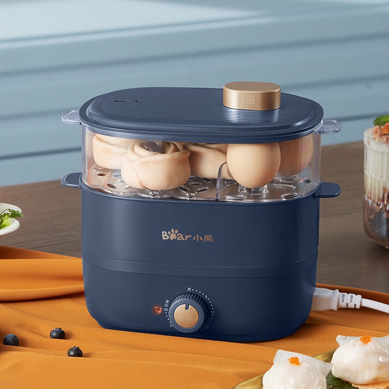 Bear Electric Steamer 30 mins Timer Automatic Multi Cooker Boiler for