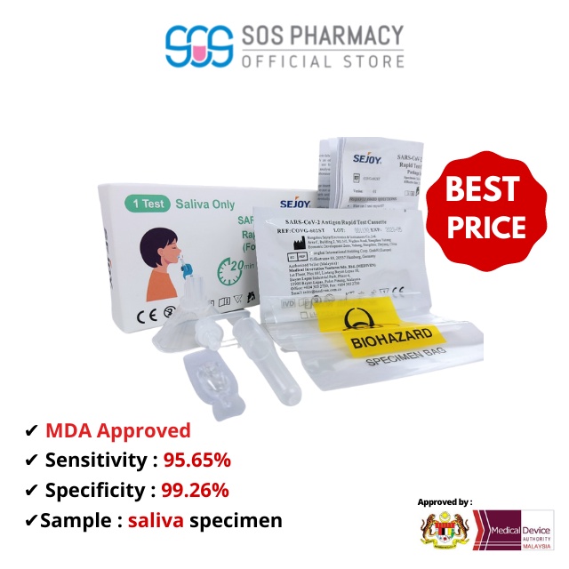 SEJOY [RAPID COVID 19 ANTIGEN TEST KIT] 1'S Shopee Malaysia