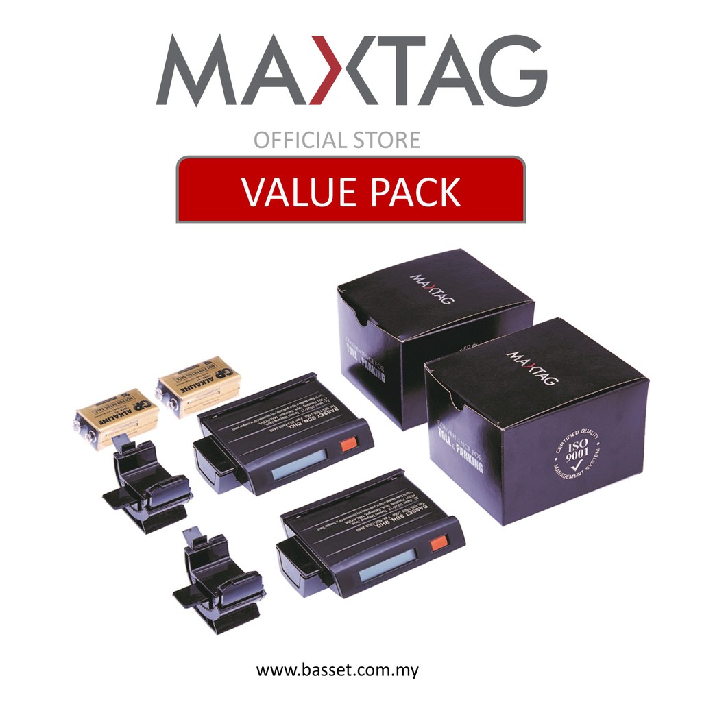 MaxTag Smart Tag Touch n Go Toll Value Pack Shopee