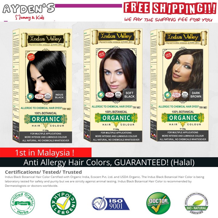 INDUS VALLEY Organic Botanical Hair Color (Halal hair dye hair colour