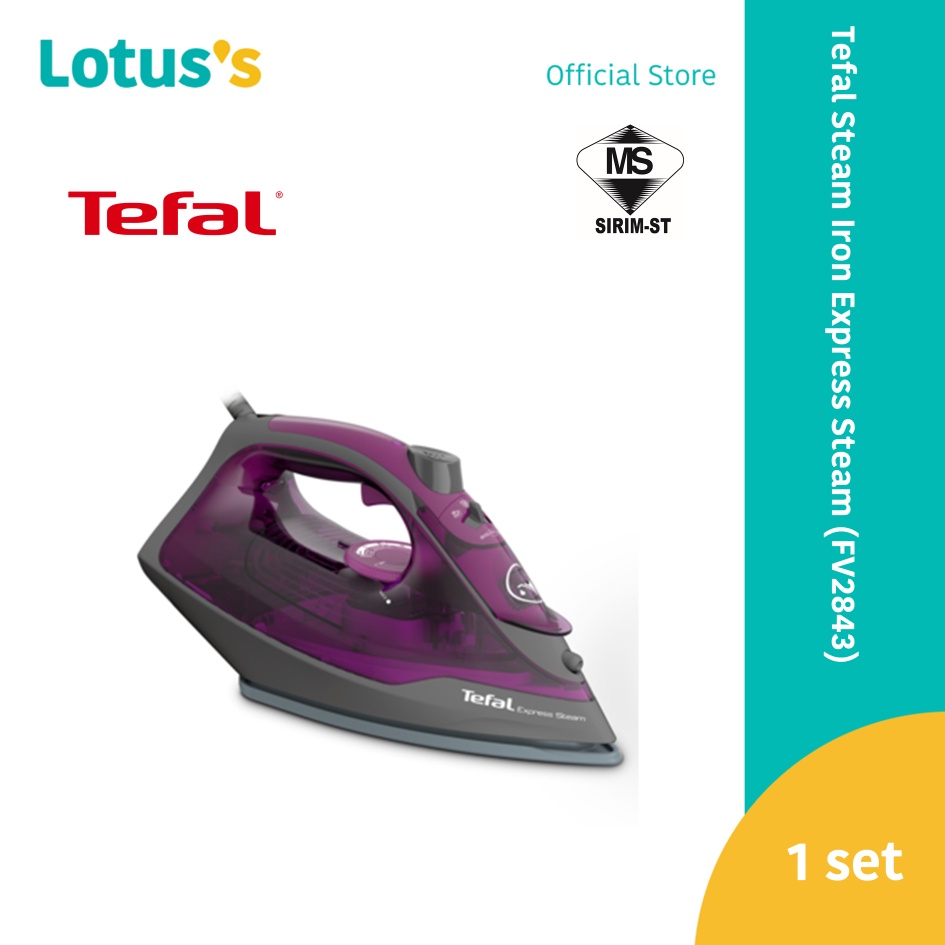 Tefal Steam Iron Express Steam (FV2843) Shopee Malaysia