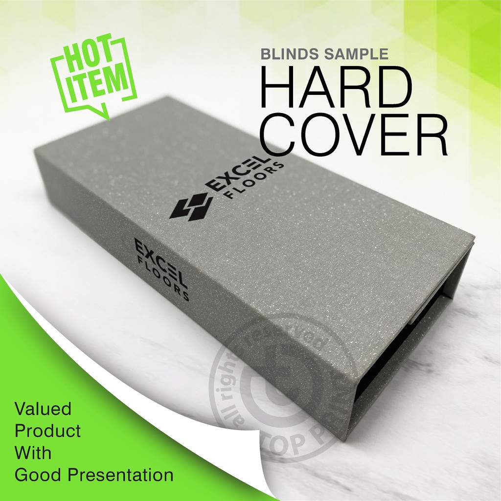 HARD COVER/ SAMPLE BOOK CATALOGUE/ ZEBRA ROLLER SAMPLE BOOK CUSTOM MADE