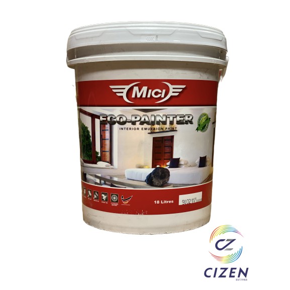 MICI 18L Eco Painter Emulsion Paint (WHITE 9102) Shopee Malaysia