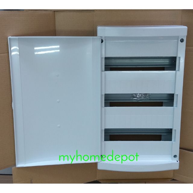 PVC DB Box 3 Row 42 Way (NonTransparent Cover) Shopee Malaysia