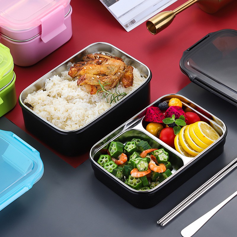 Lunch box Lunch box Set 304 stainless steel lunch box with convenient