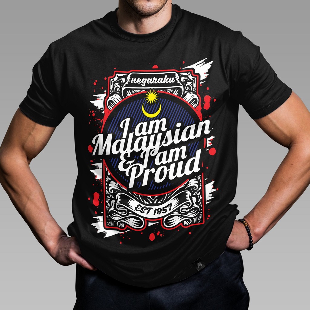 PROUD TO BE MALAYSIAN TSHIRT MERDEKA 62 Shopee Malaysia