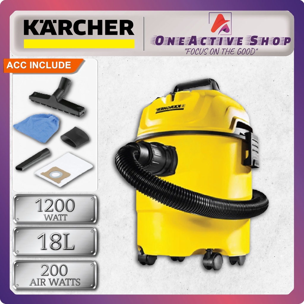 (WD1 UPGRADE) KARCHER Wet & Dry Vacuum WD1 CLASSIC / WD1S CLASSIC
