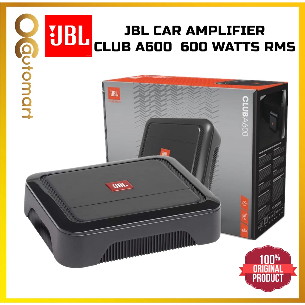 JBL Club Series Mono Amplifier Club A600 Mono Block Amp 600 Watts RMS