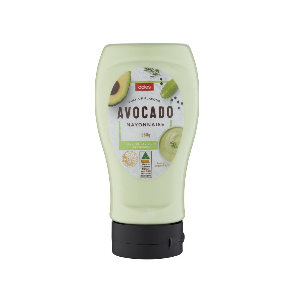 Coles Avocado Mayonnaise 350g Shopee Malaysia
