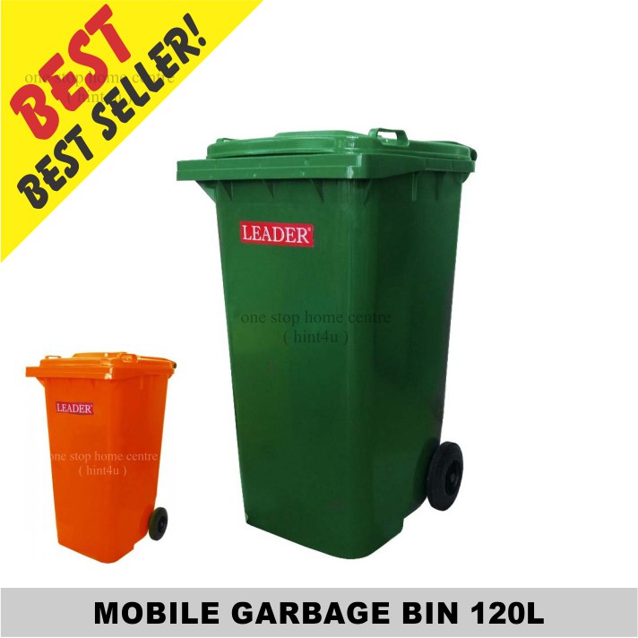 Mobile Garbage Bins 120L BP120 Shopee Malaysia