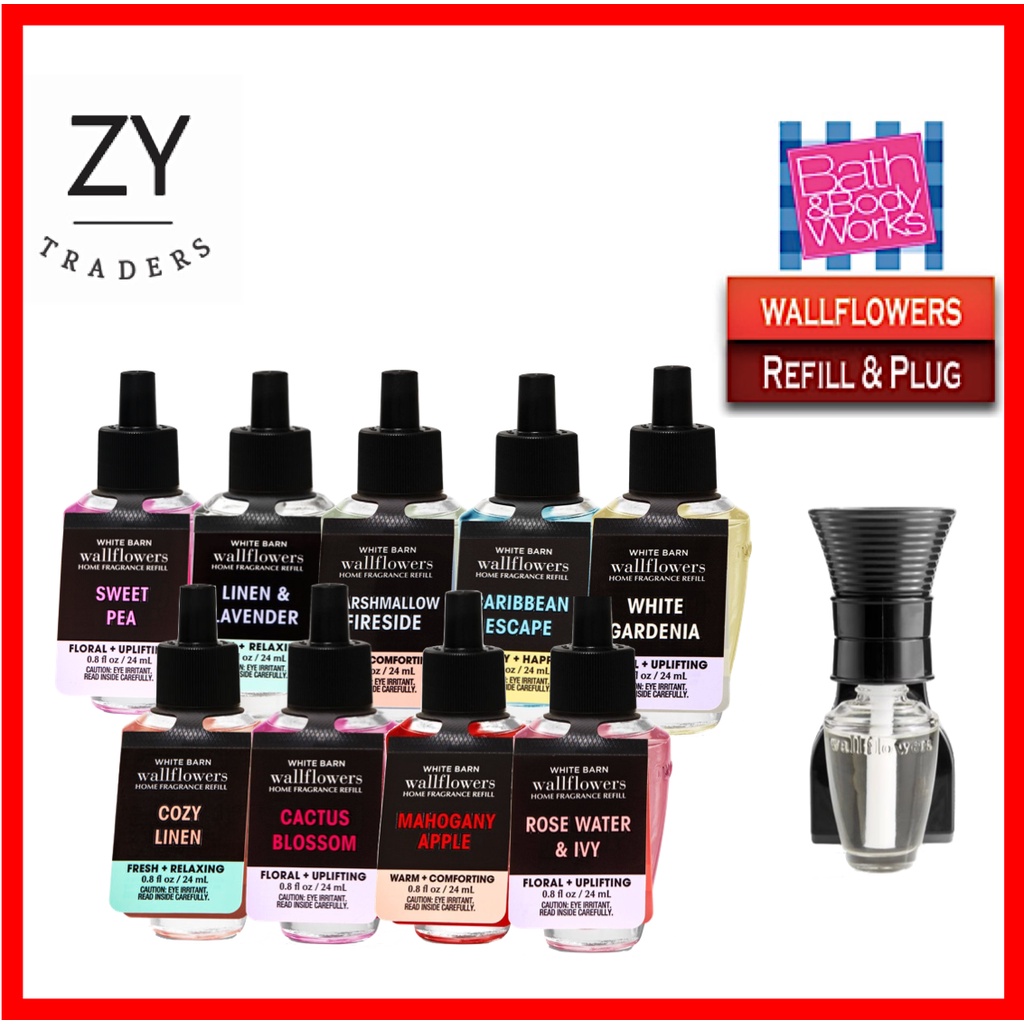 BBW Bath & Body Works Wallflower Refill Fragrance Bulb & Plug 100