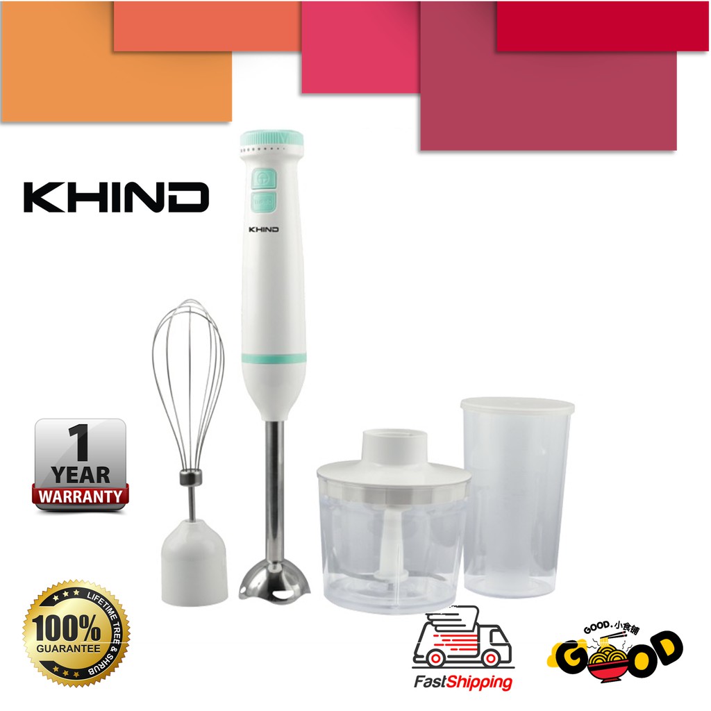 Khind Hand Blender BH600M / Mistral Hand Blender MHB1902 (Mint/Pink