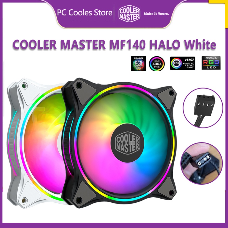 Cooler Master MF140 HALO 140mm PC Case Cooling fan 5V/3PIN Addressable
