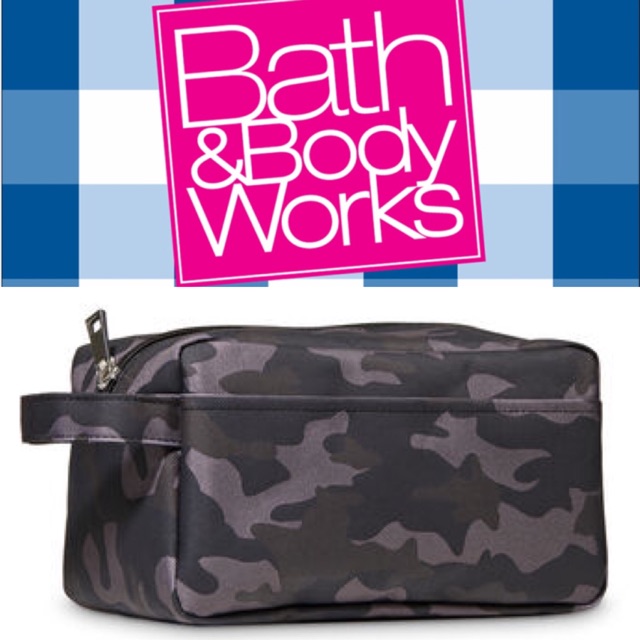 Bath and Bodyworks CAMO Men's Travel Toiletry Bag Shopee Malaysia