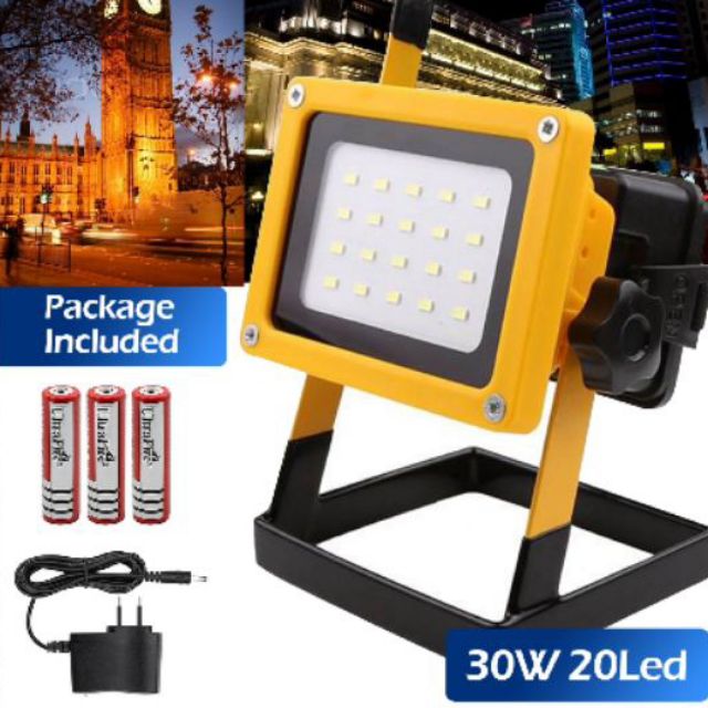Lampu limpah (sport light) 30 watt 20 LED Shopee Malaysia