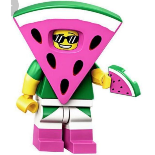 Lego 71023 Lego Movie 2 Minifigure No 8 Watermelon Dude Guy Shopee