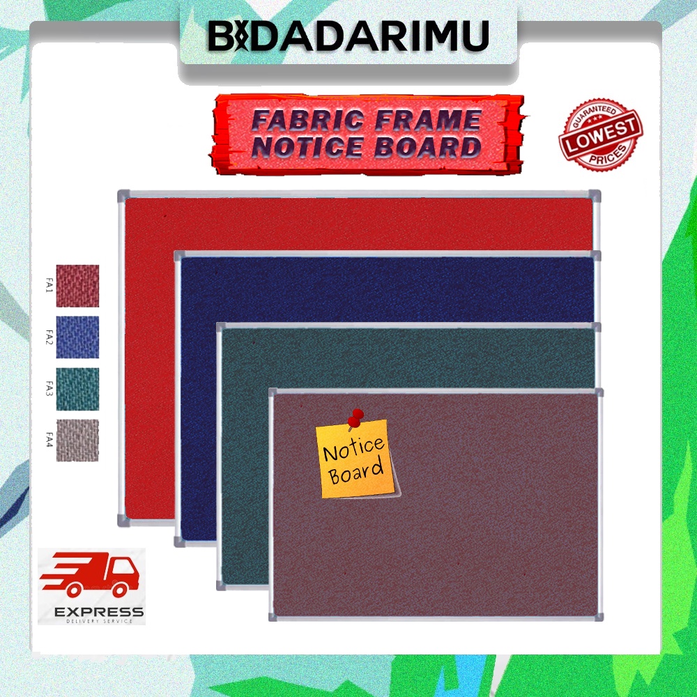 Aluminum Frame Colourful Notice Foam Board / Pin Board Foam/ Notice