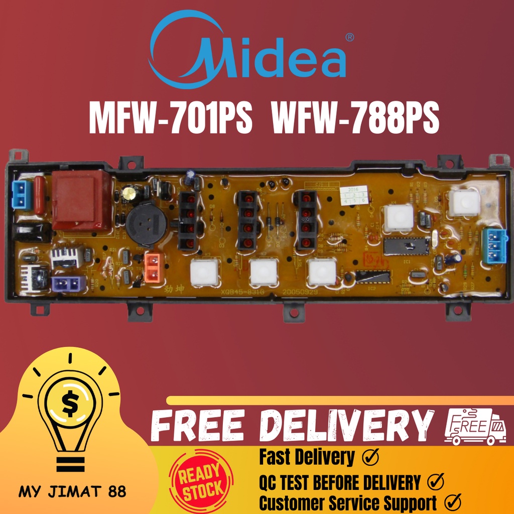MIDEA WASHING MACHINE PCB BOARD MFW701S/MFW788PS Shopee Malaysia
