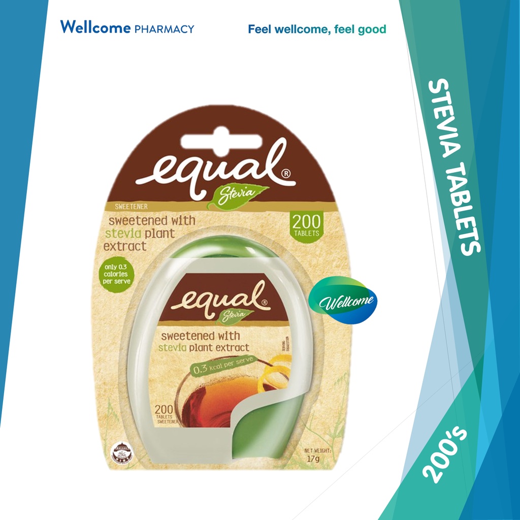 Equal Stevia Sweetener Tablets 200's Shopee Malaysia