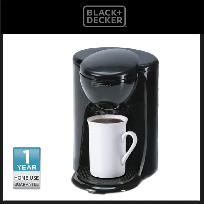 Black + Decker 1 Cup Coffee Maker Dcm25 Shopee Malaysia