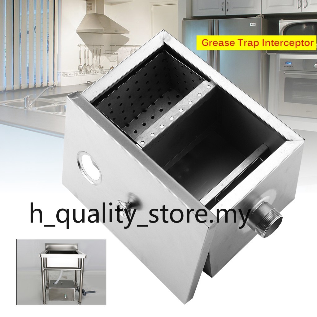stainless steel grease trap kitchen oil trap for kitchen Trap waste