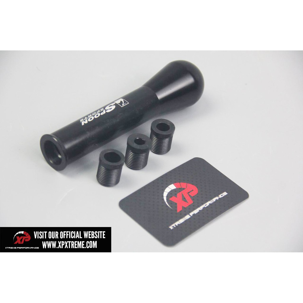 ORIGINAL READY STOCK SPOON SPORT GEAR KNOB 150MM BLACK Shopee Malaysia