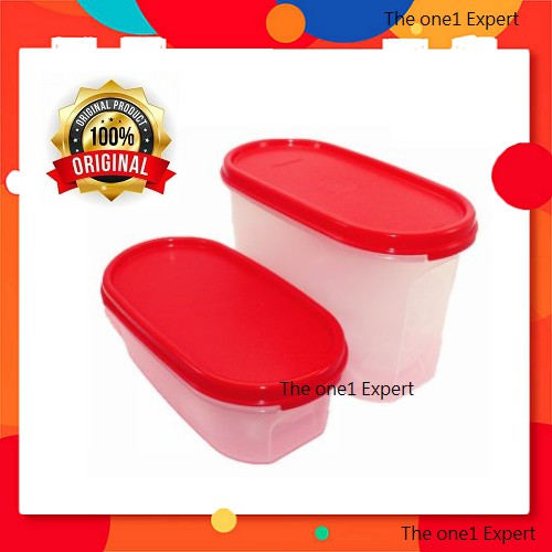 Tupperware Modular mate Oval 500ml/1.1L (RED) Shopee Malaysia